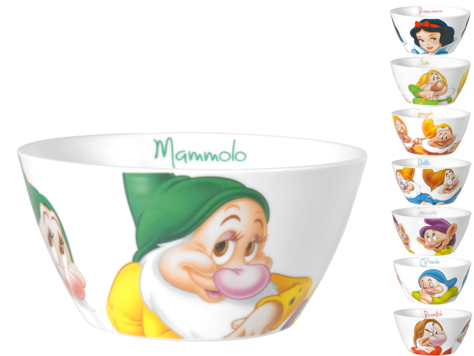 TAZZINA CAFFÈ DISNEY BIANCANEVE I SETTE NANI MAMMOLO BAR ESPRESSO COFFEE  CUPS