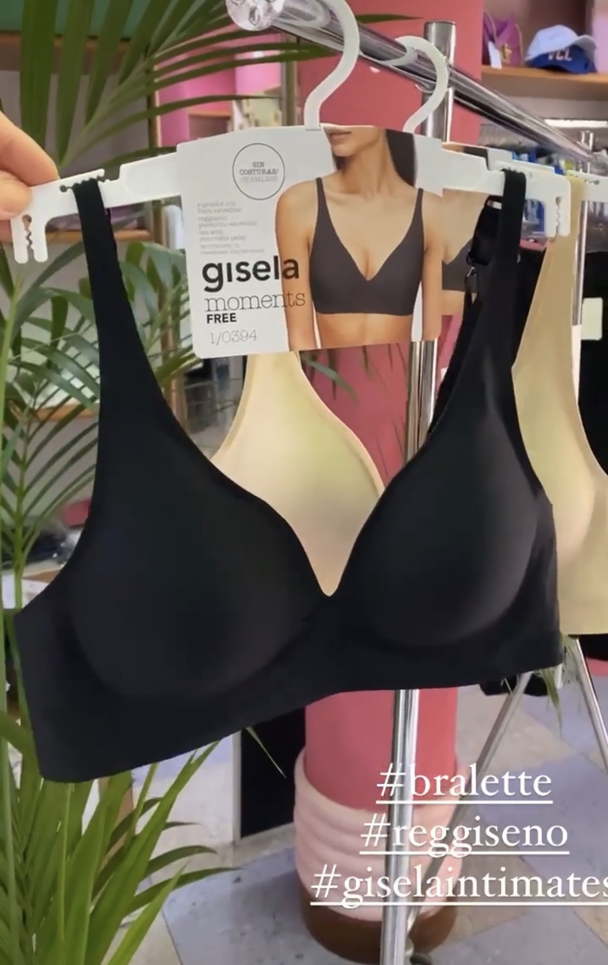 Reggiseno Gisela senza cuciture con imbottitura estraibile LOVELY