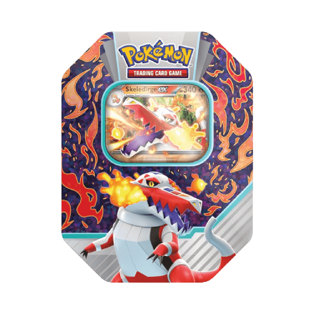 Tin da Collezione Partner di Paldea: Skeledirge ex (ITA)