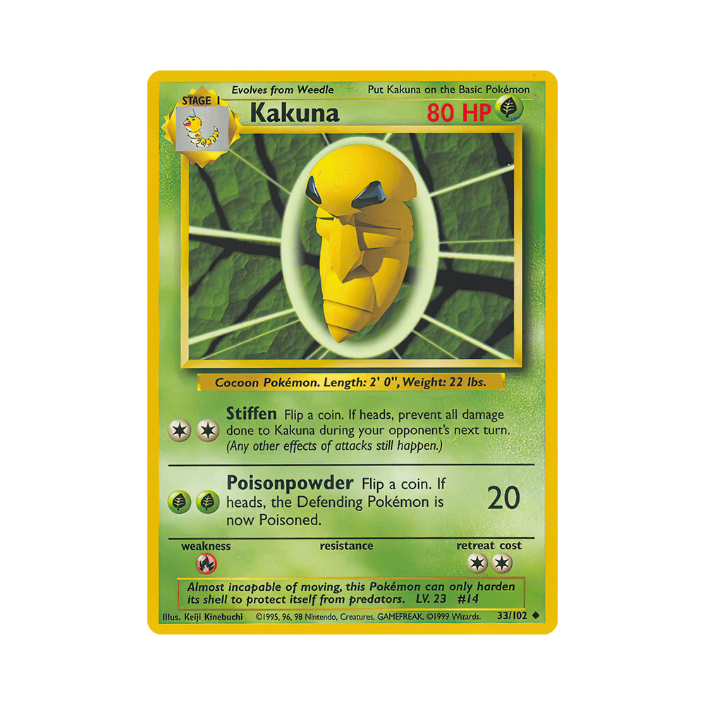 033/102 Kakuna Non Comune Unlimited (ITA) - Set Base
