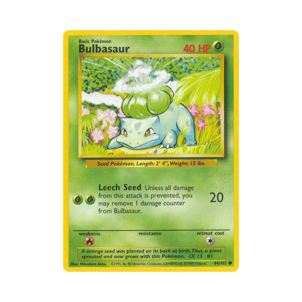044/102 Bulbasaur Comune Unlimited (ITA) - Set Base