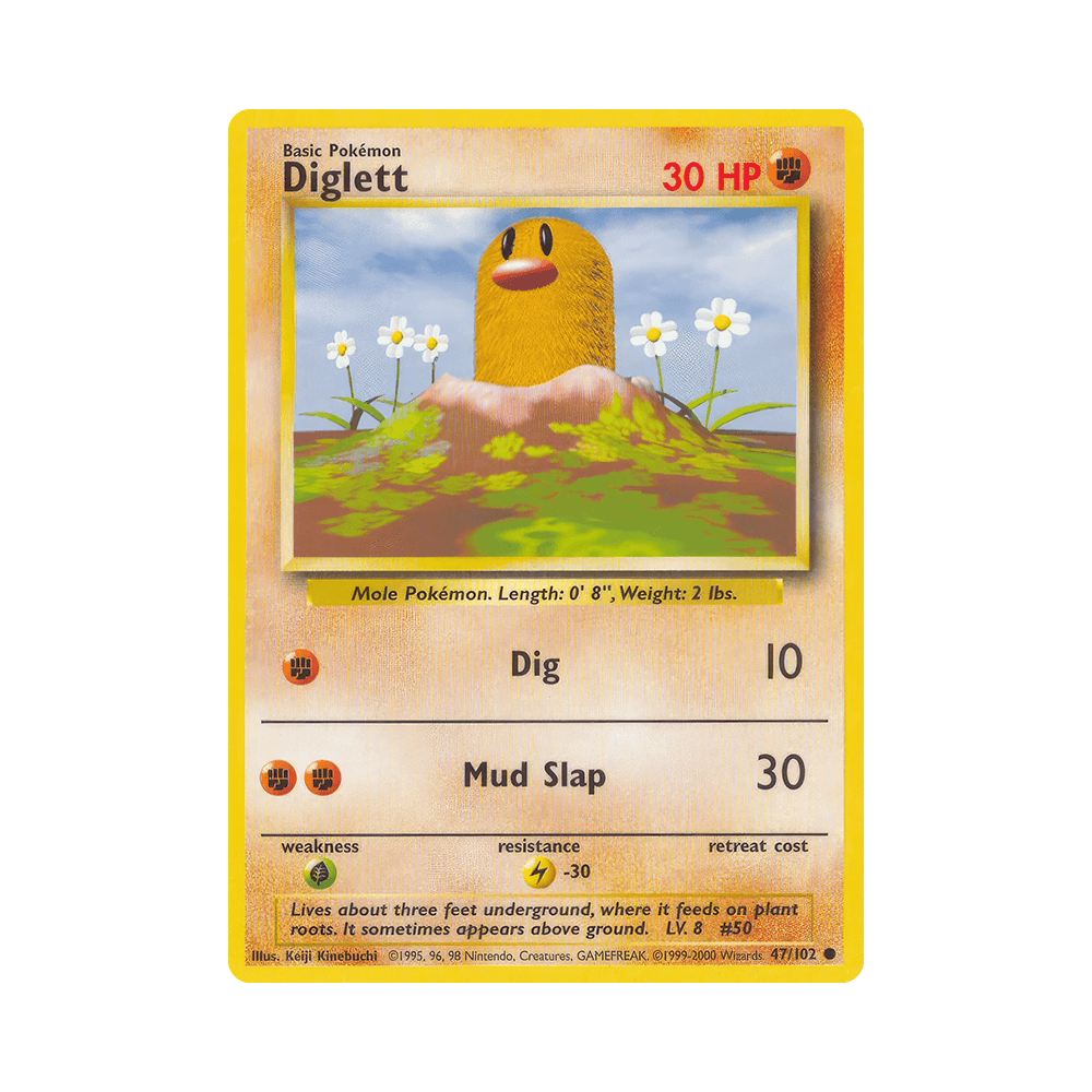 047/102 Diglett Comune Unlimited (ITA) - Set Base