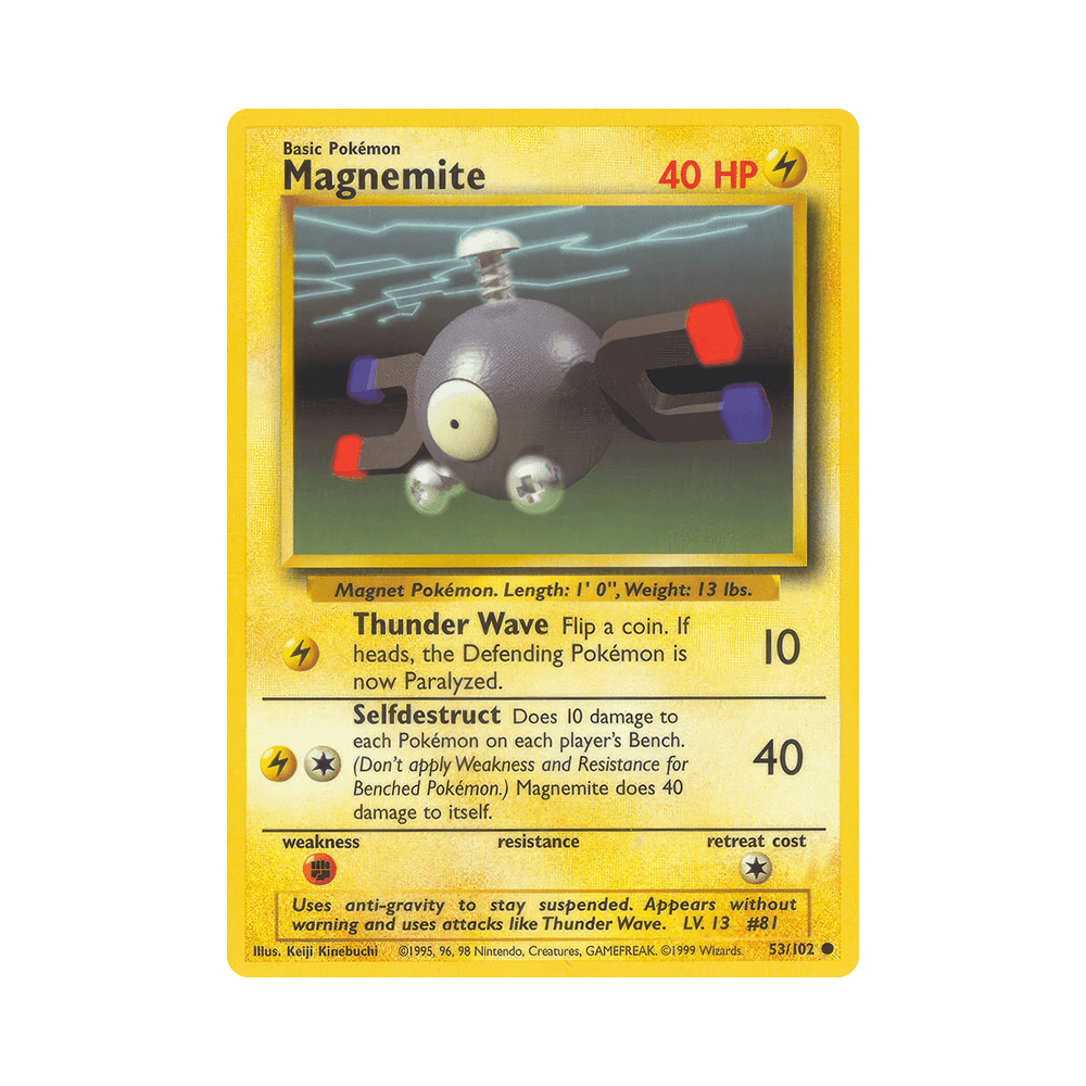 053/102 Magnemite Comune Unlimited (ITA) - Set Base