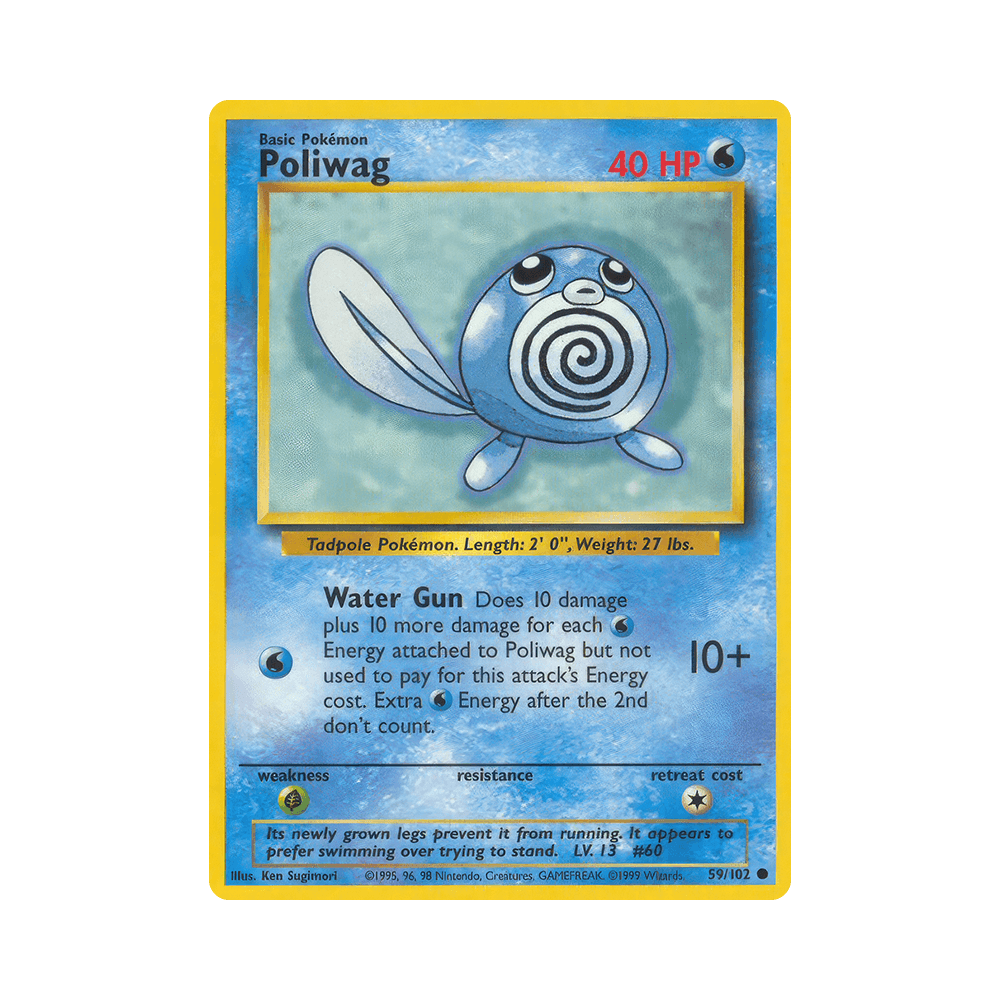 059/102 Poliwag Comune Unlimited (ITA) - Set Base