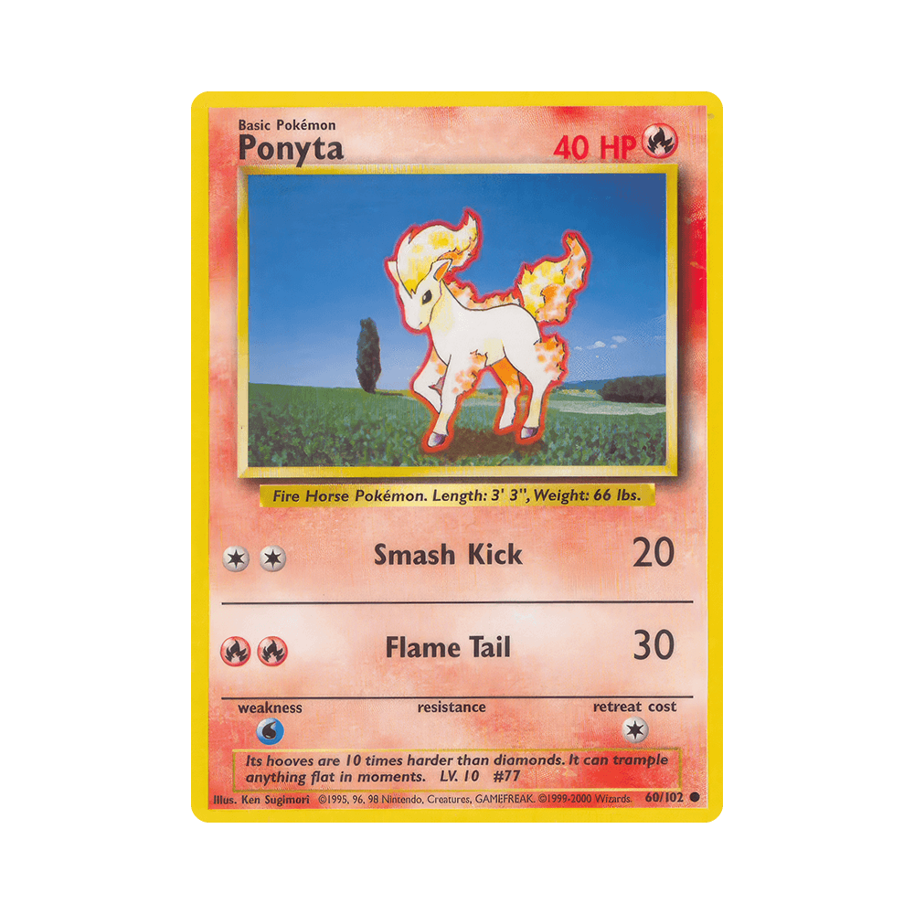 060/102 Ponyta Comune Unlimited (ITA) - Set Base