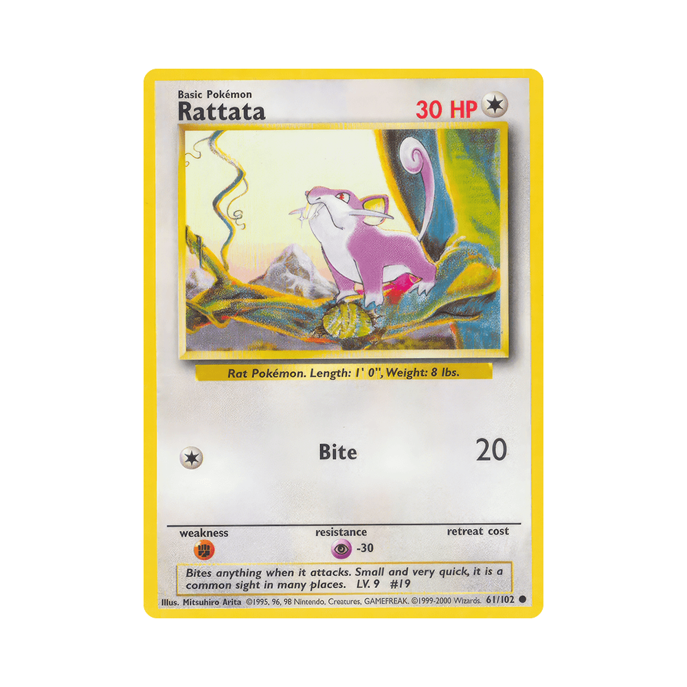 061/102 Rattata Comune Unlimited (ITA) - Set Base