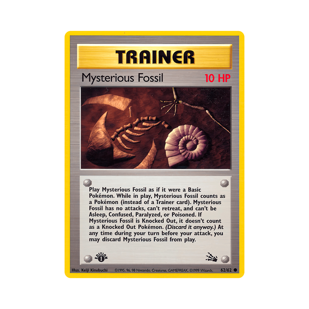 62/62 Fossile Misterioso Comune Unlimited (ITA) - Fossil