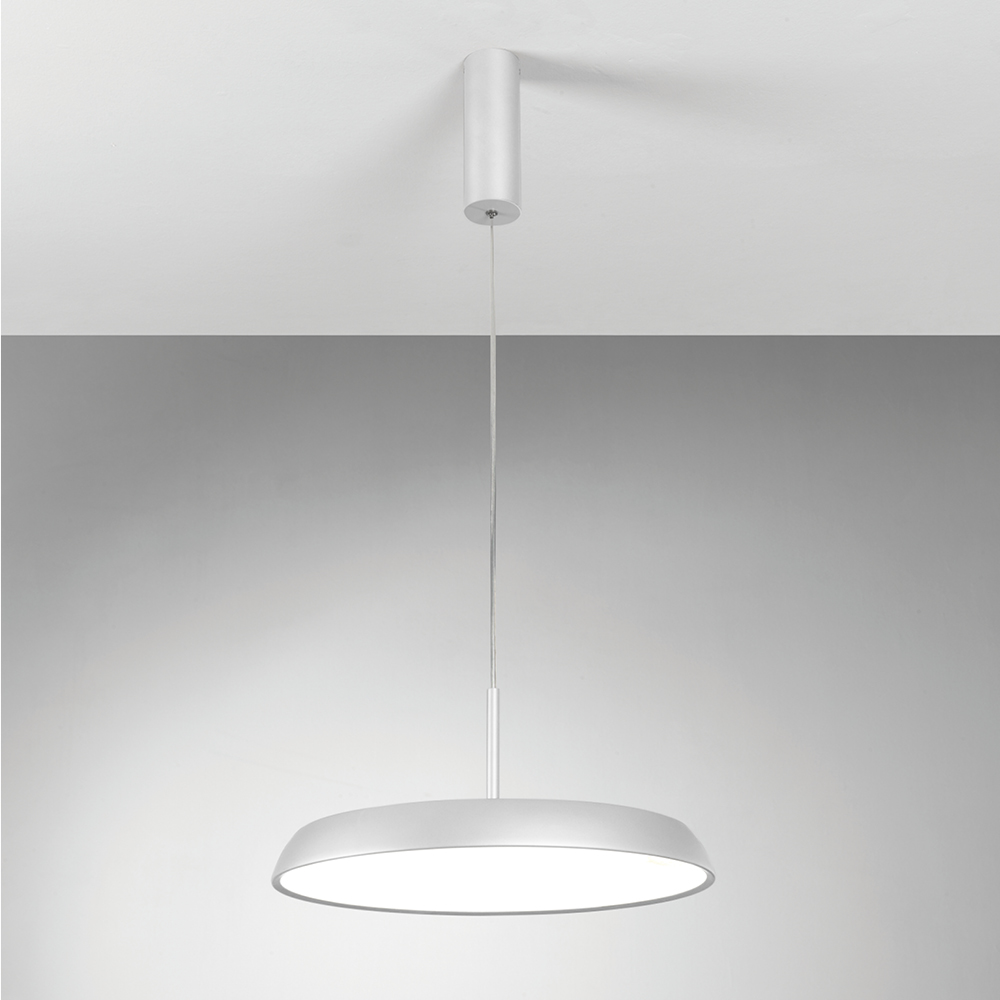 PINCO SOSPENSIONE Ø45 BIANCO 40W 3000K - 4000K DIMMERABILE