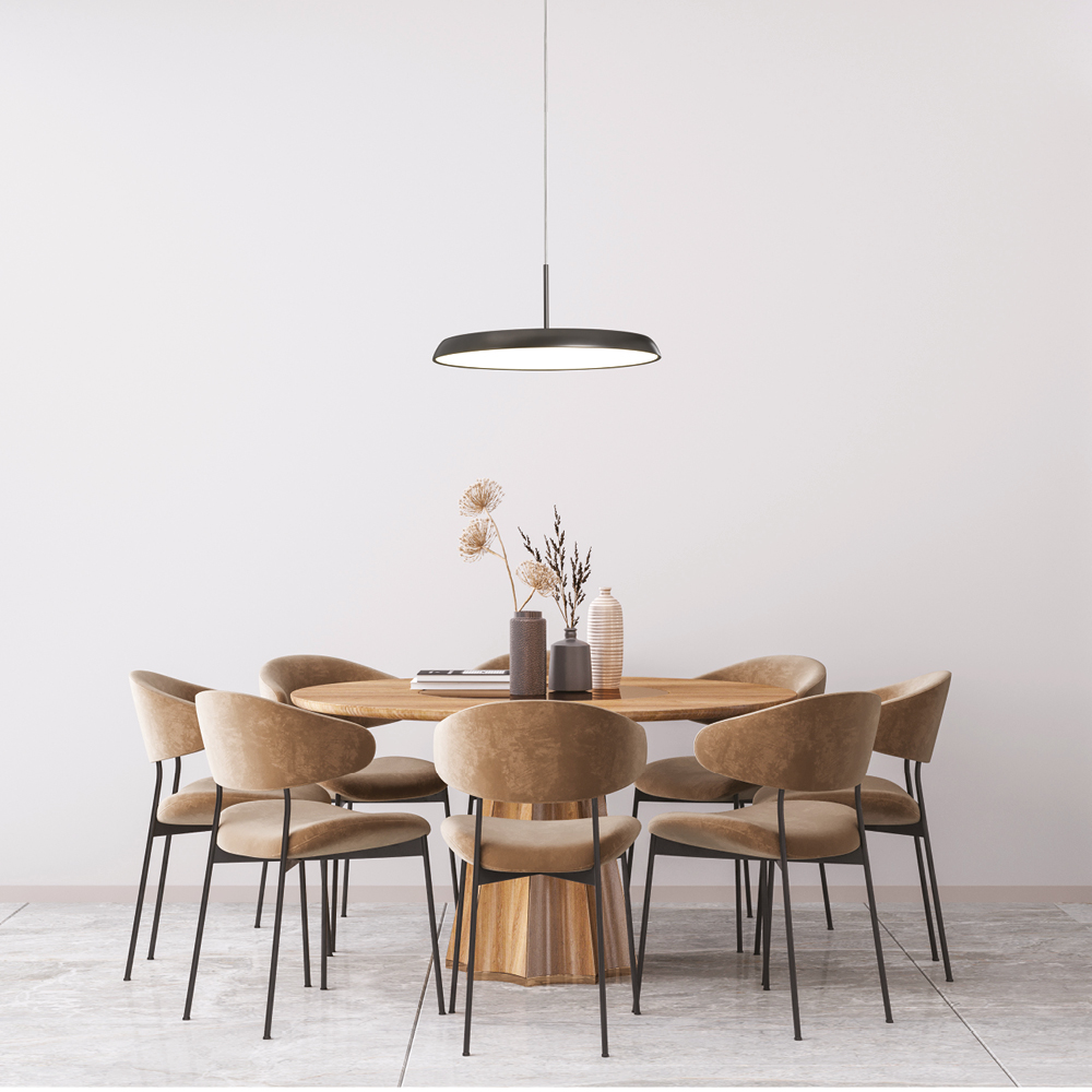 PINCO SOSPENSIONE Ø60 BRONZO 50W 3000K-4000K DIMMERABILE