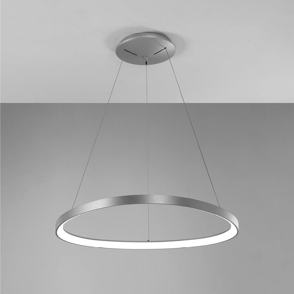 LIFERING-P SOSPENSIONE 81 TITANIO 60W 3000K - 4000K DIMMERABILE
