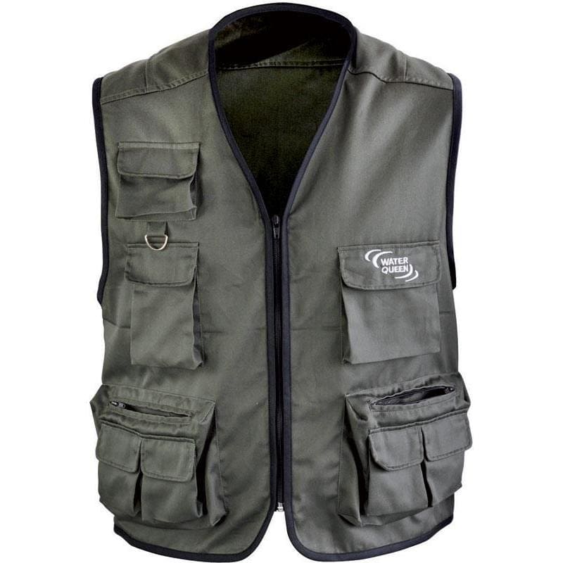 Gilet Da Pesca Uomo Multitasca – Giubbotto Senza Maniche Mimetica Per Escursionismo, Caccia E Viaggi, Leggero E Pratico