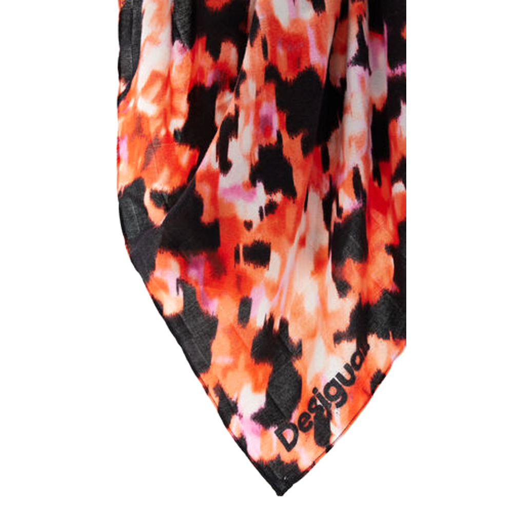 Desigual Spot Flower Sciarpa 23WAWA19 3029 Dark Red