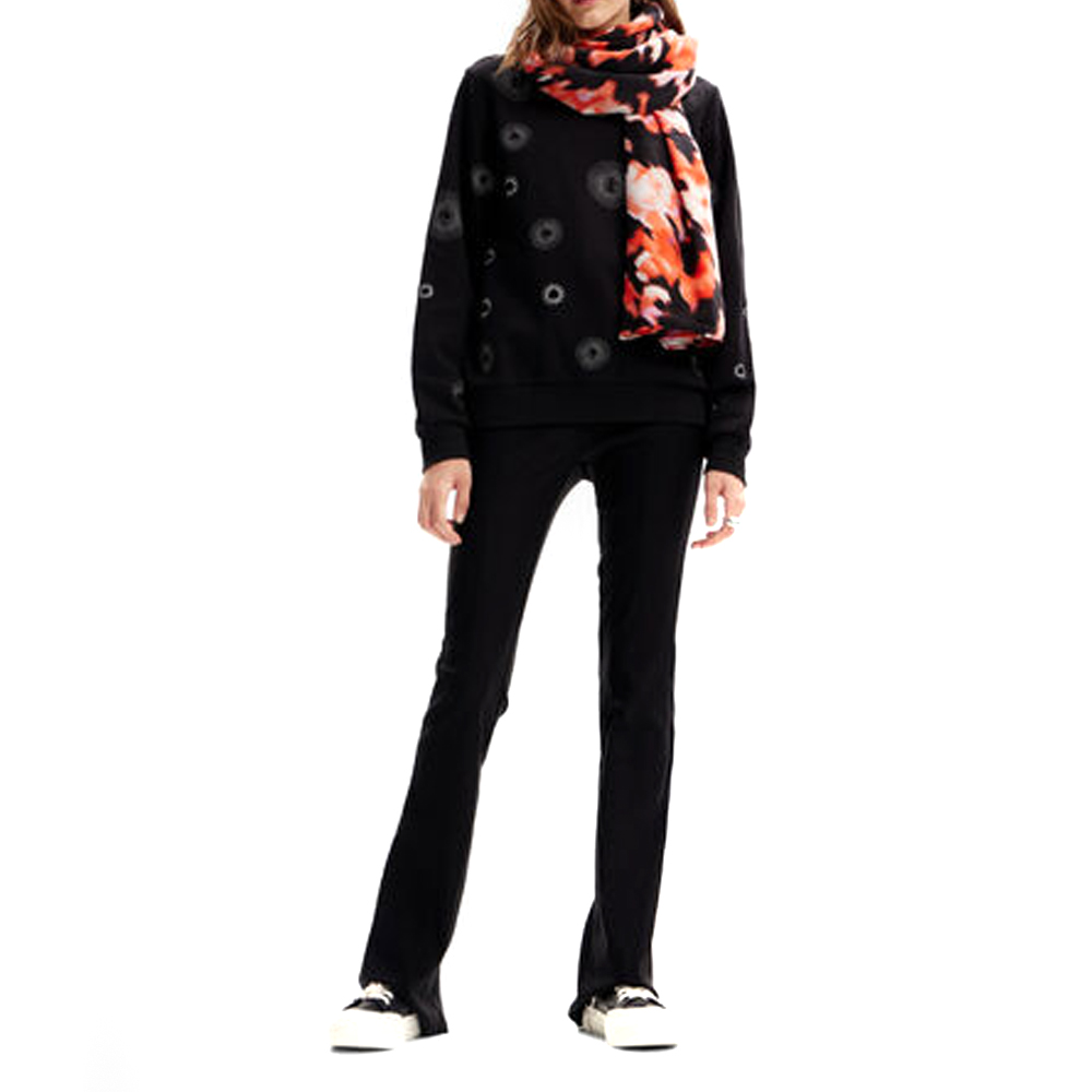 Desigual Spot Flower Sciarpa 23WAWA19 3029 Dark Red