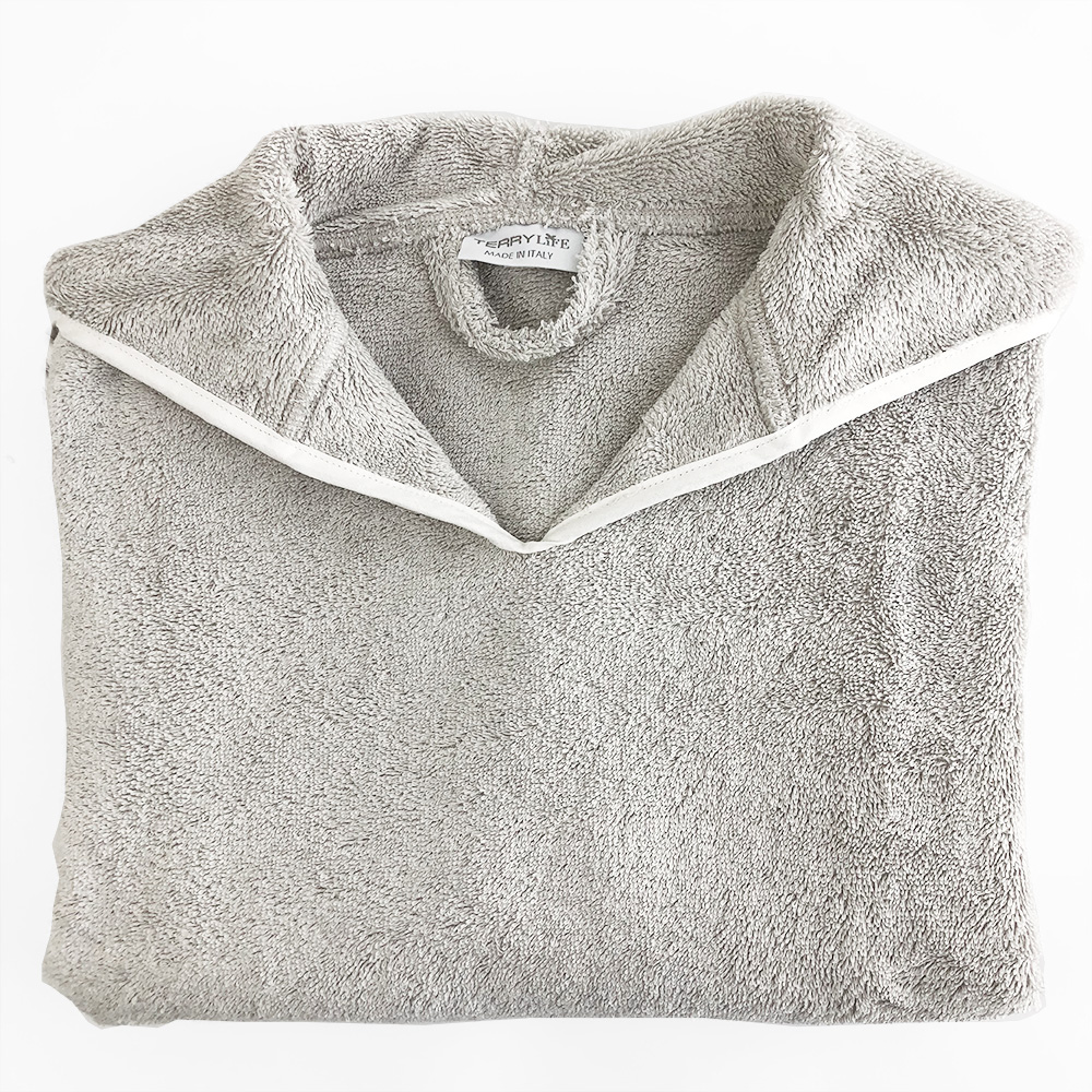 Poncho per Bambini Calce-Avorio 