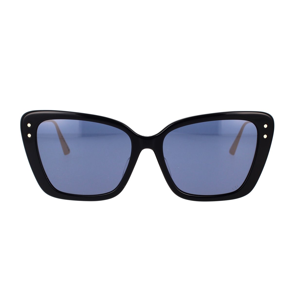 NEW DIOR SUNGLASSES, BLACK/BLUE WOMEN CAT EYE DIOR MISSDIOR B5F 12B0 DIOR EYEWEAR MissDior B4U cat-eye acetate and gold-tone  main image 4