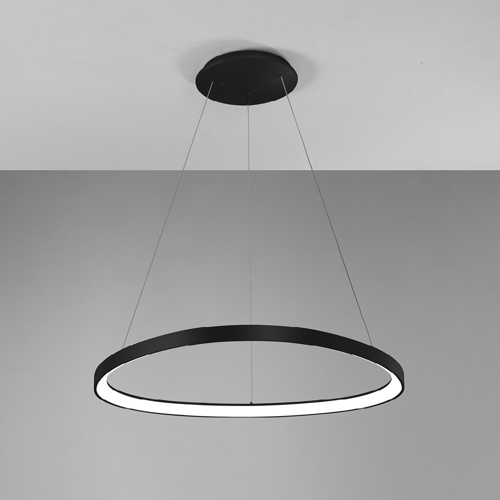 LIFERING-P SOSPENSIONE 81 NERO 60W 3000K 