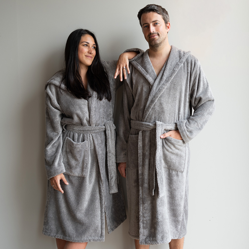 Accappatoio Monaco - grafite 