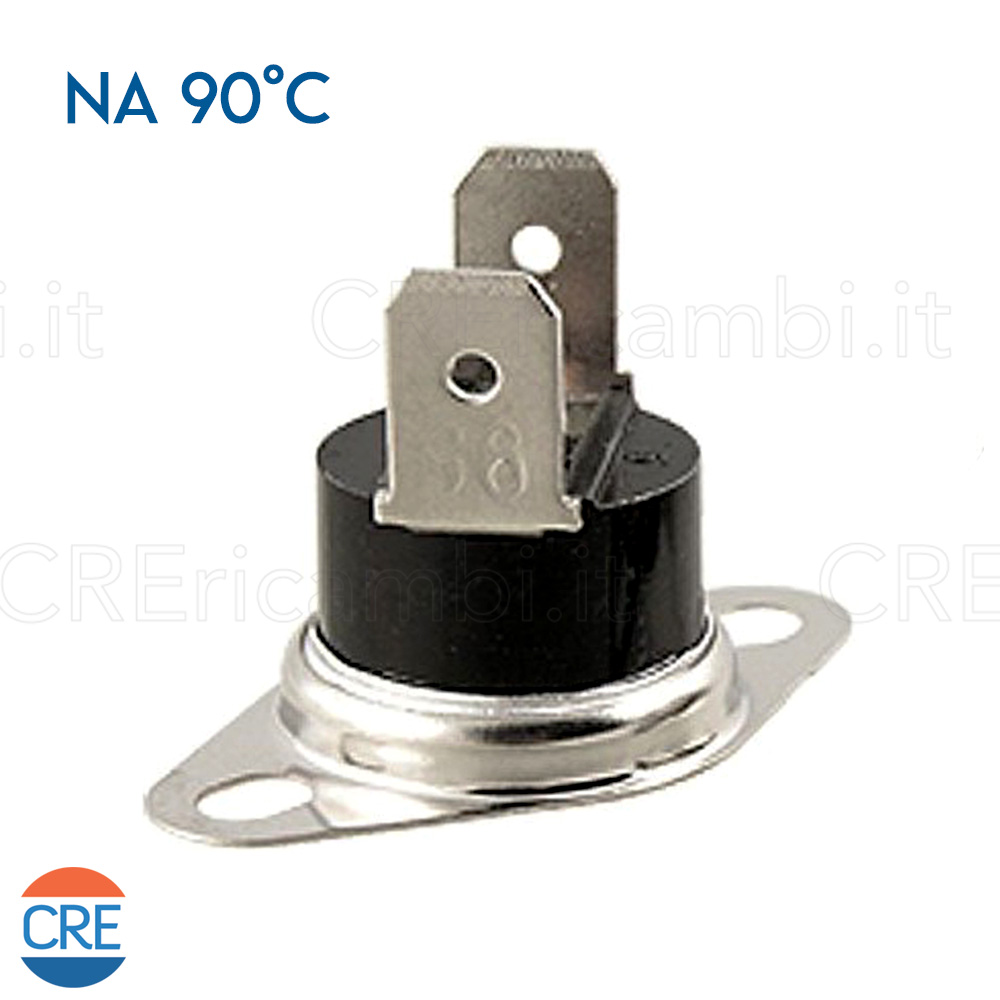 Termostato Bimetallico 90°C NA - 10A/230V, Con Flangia, Ripristino Automatico A 75°C - Foto 5