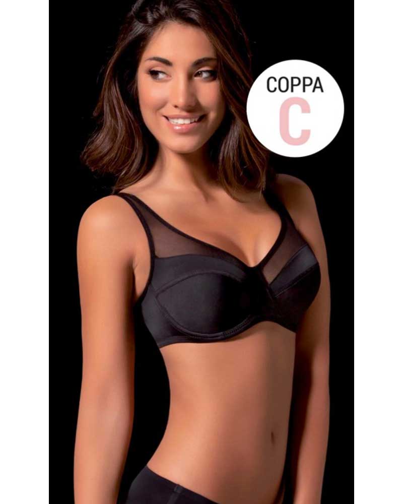 Reggiseno LoveandBra a balconcino in pizzo con ferretto ed