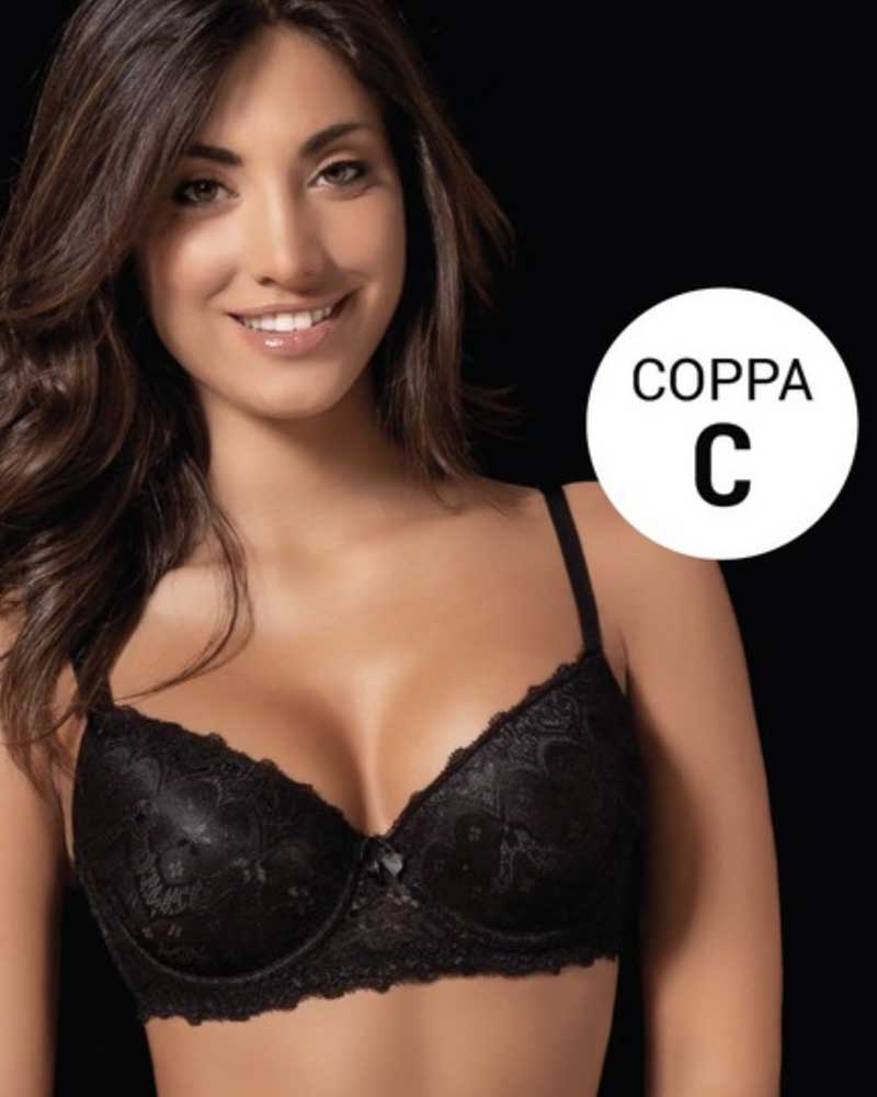 Reggiseno LoveandBra a balconcino in pizzo con ferretto ed imbottitura soft