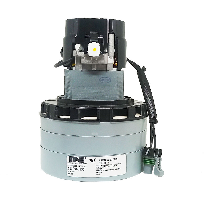 Ametek 116513-13 36V DC 3-Stage Vac Motor – Epoxy Coated Fan Case, 17.8 Amps