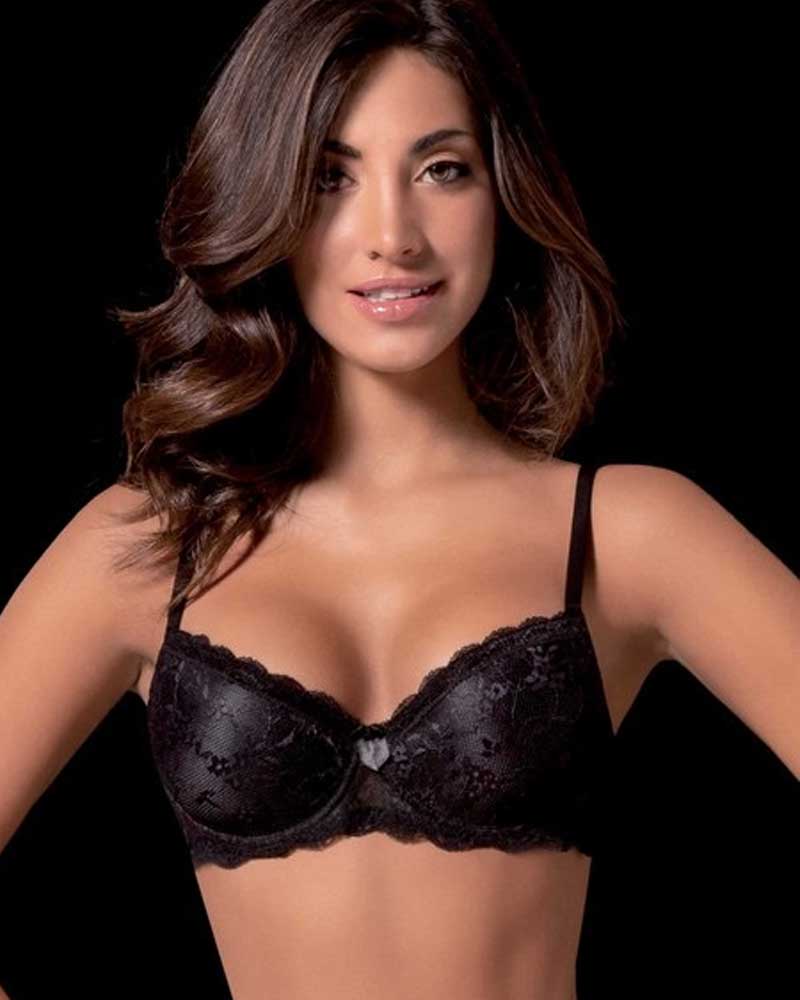 Love And Bra Reggiseno Balconcino Leggermente Imbottito In Pizzo Coppa B  Intimo 2D