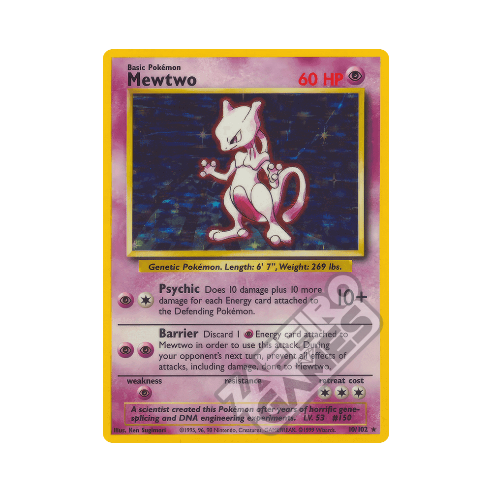 010/102 Mewtwo Holo Unlimited (ITA) - Set Base
