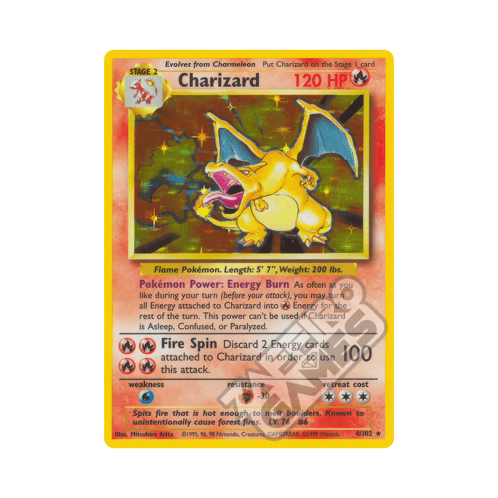 004/102 Charizard Holo Unlimited (ITA) - Set Base