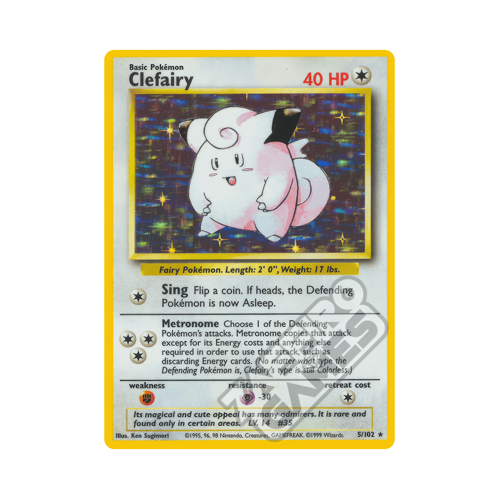 005/102 Clefairy Holo Unlimited (ITA) - Set Base