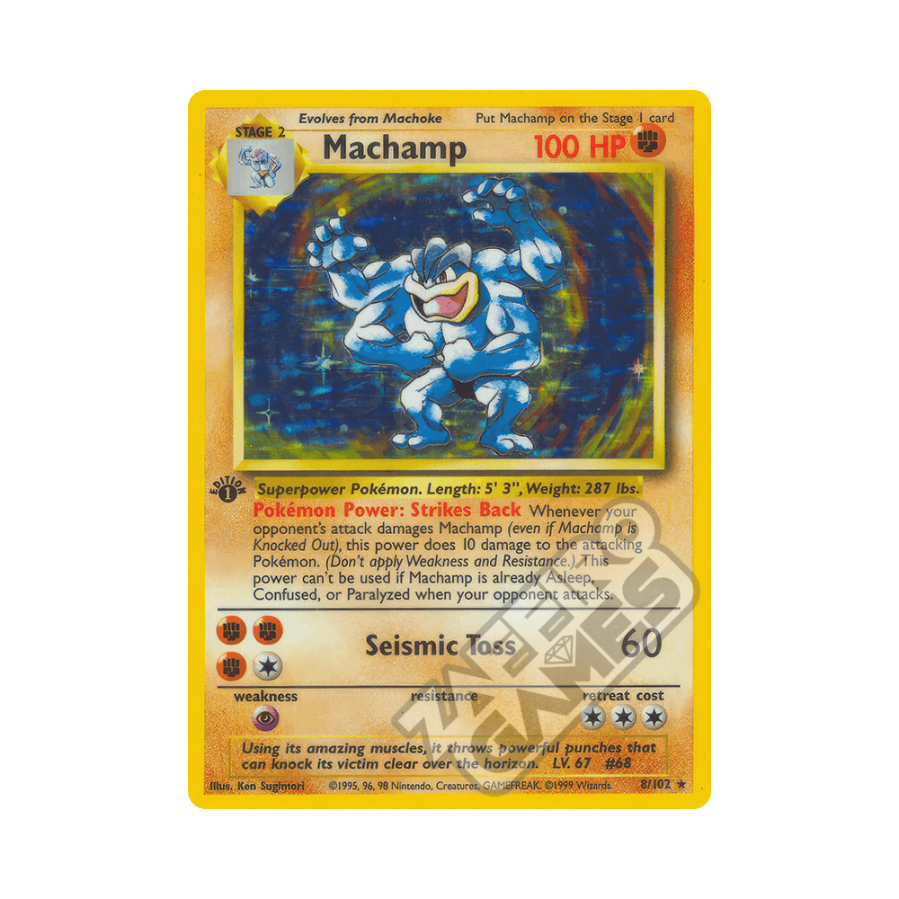 008/102 Machamp Holo Prima Edizione (ITA) - Set Base