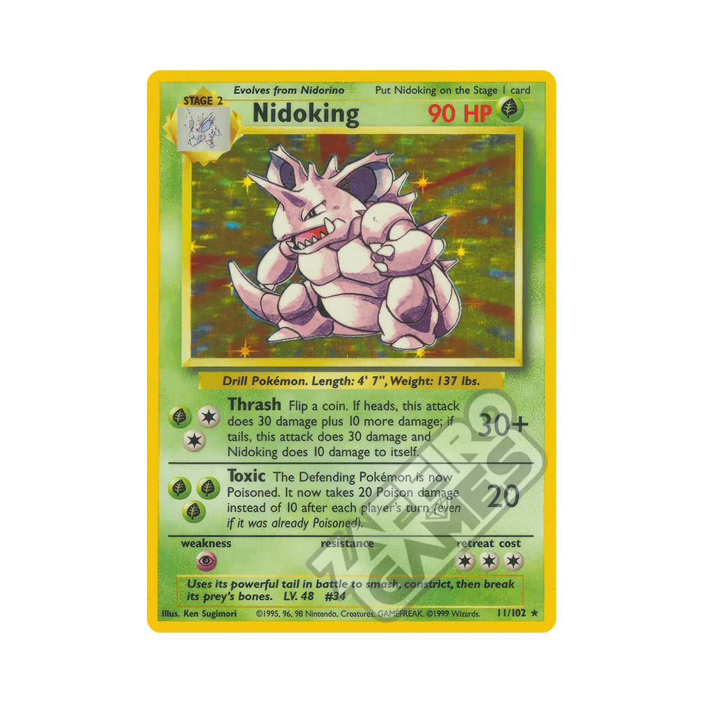 011/102 Nidoking Holo Unlimited (ITA) - Set Base