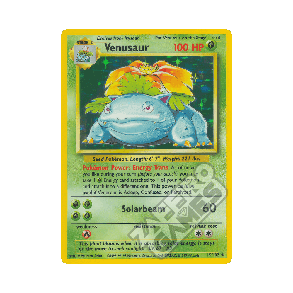 015/102 Venusaur Holo Unlimited (ITA) - Set Base