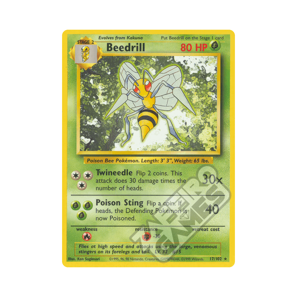 017/102 Beedrill Rara Unlimited (ITA) - Set Base