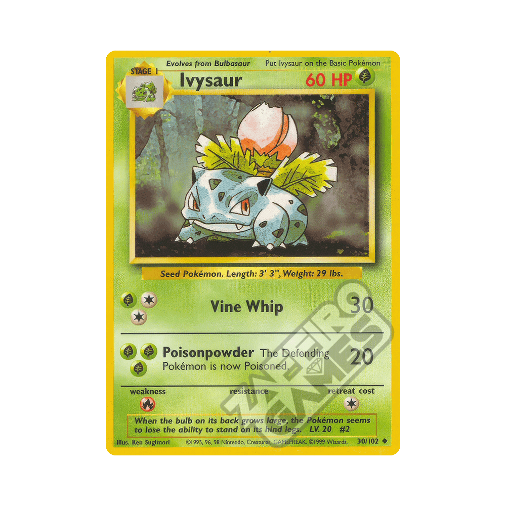 030/102 Ivysaur Non Comune Unlimited (ITA) - Set Base