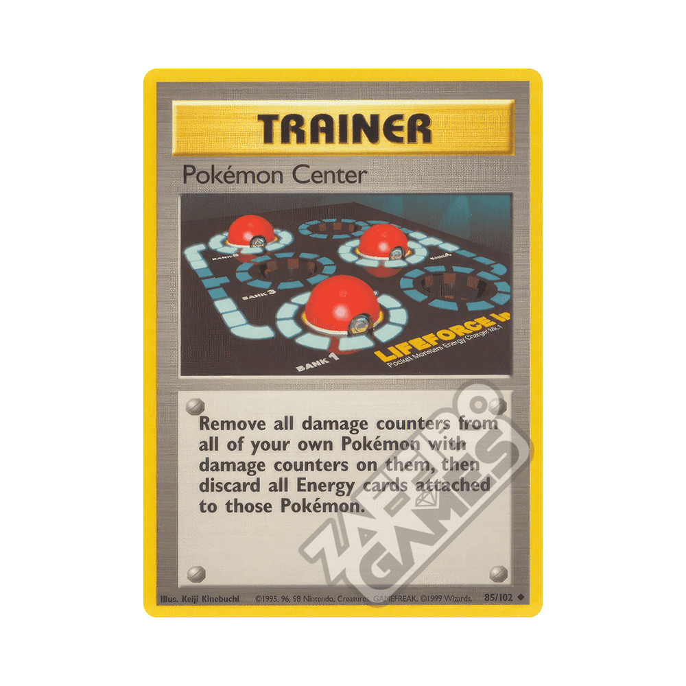 085/102 Centro Pokémon Non Comune Unlimited (ITA) - Set Base