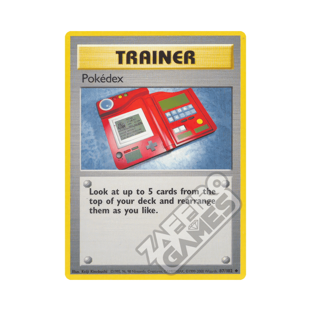 087/102 Pokédex Non Comune Unlimited (ITA) - Set Base