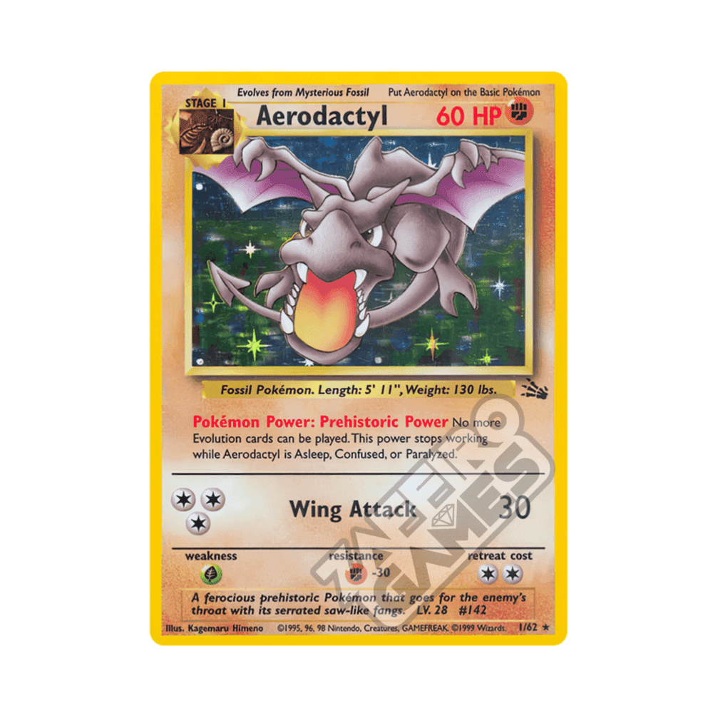 01/62 Aerodactyl Holo Unlimited (ITA) - Fossil