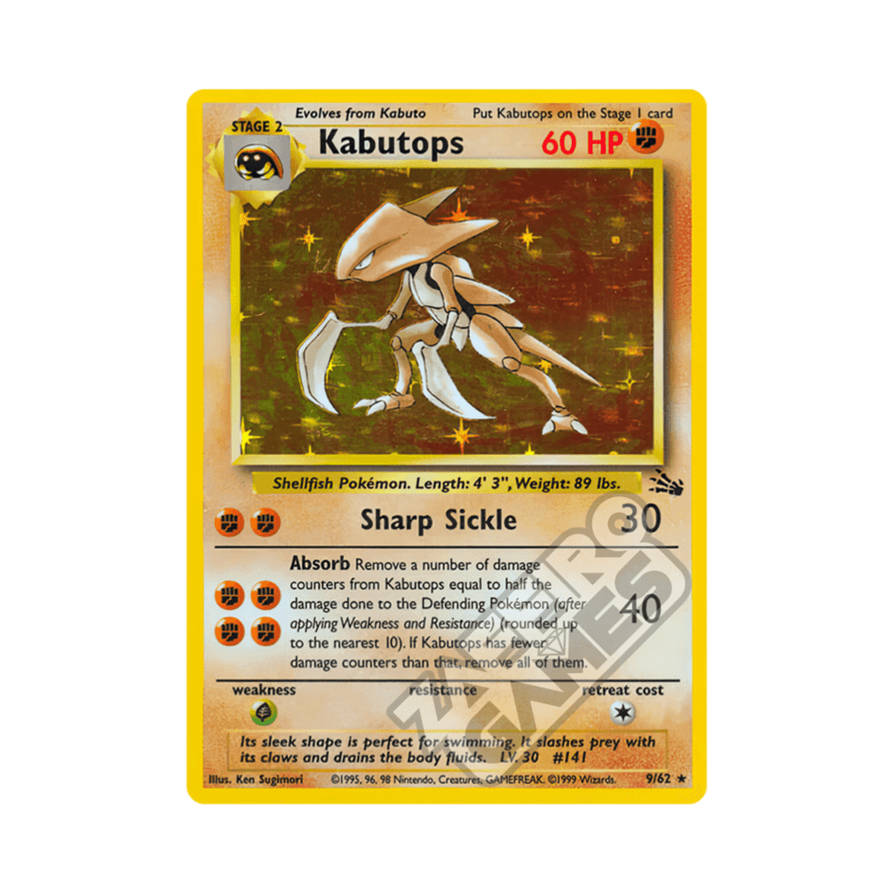 09/62 Kabutops Holo Unlimited (ITA) - Fossil