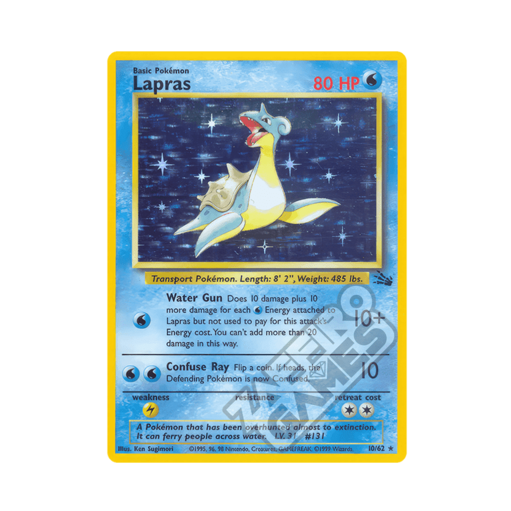 10/62 Lapras Holo Unlimited (ITA) - Fossil