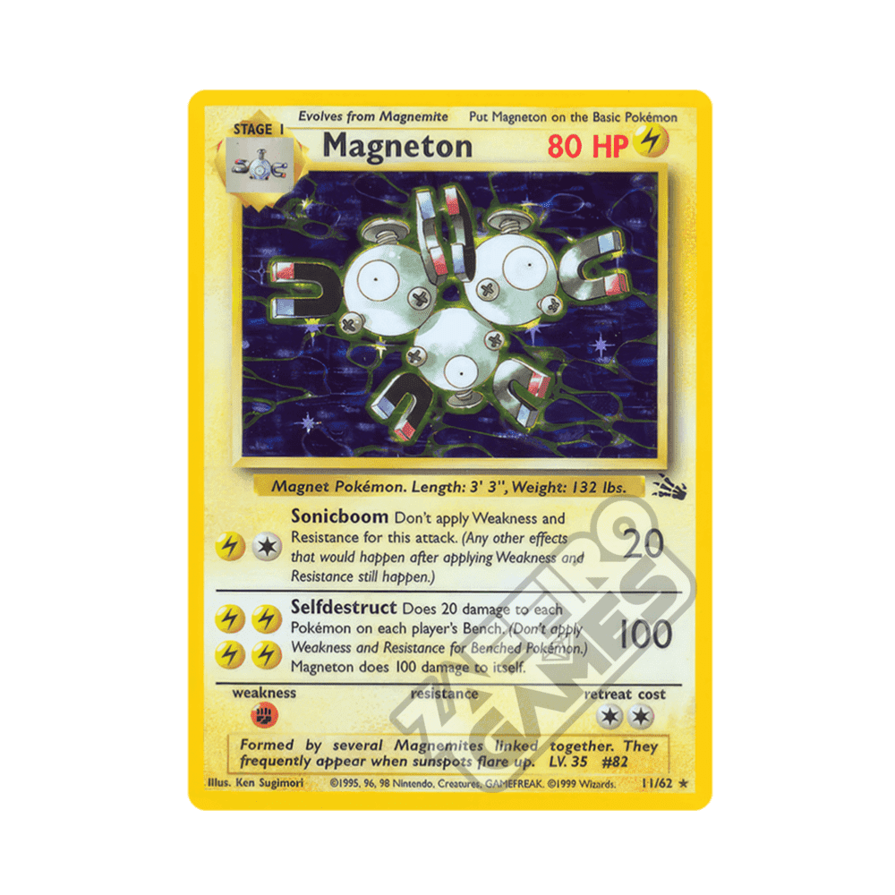 11/62 Magneton Holo Unlimited (ITA) - Fossil