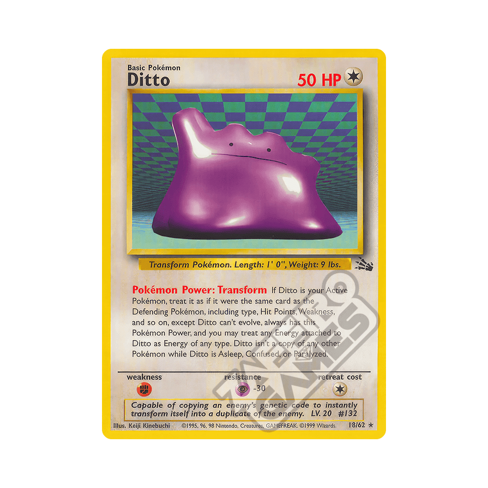 18/62 Ditto Rara Unlimited (ITA) - Fossil