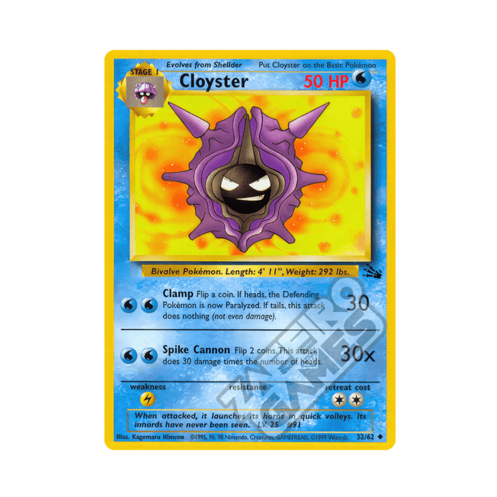 32/62 Cloyster Non comune Unlimited (ITA) - Fossil