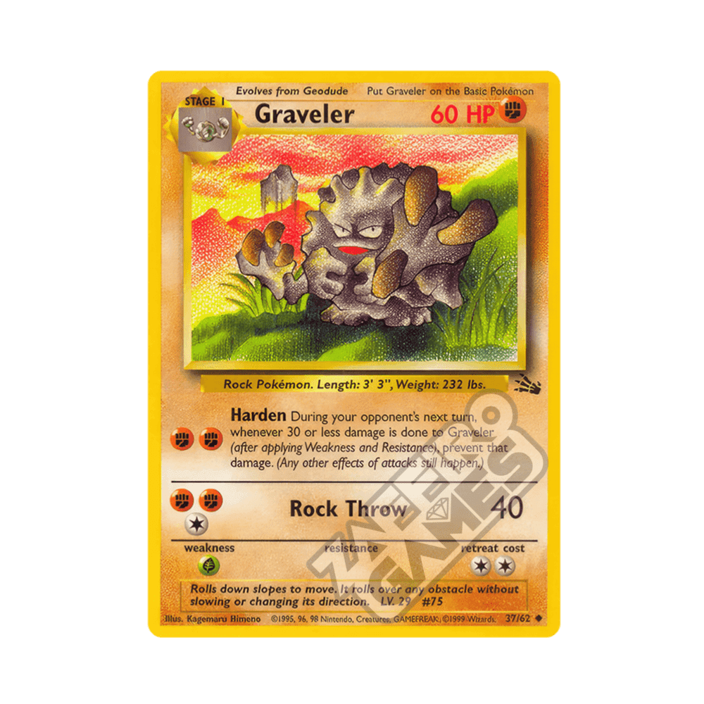 37/62 Graveler Non comune Unlimited (ITA) - Fossil