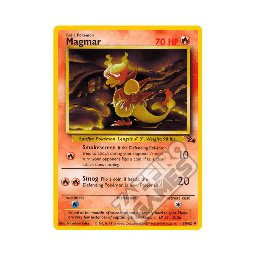 39/62 Magmar Non comune Unlimited (ITA) - Fossil