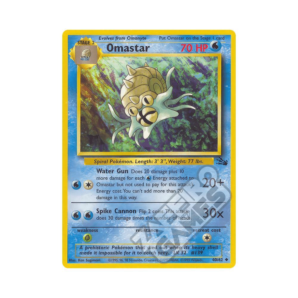 40/62 Omastar Non comune Unlimited (ITA) - Fossil