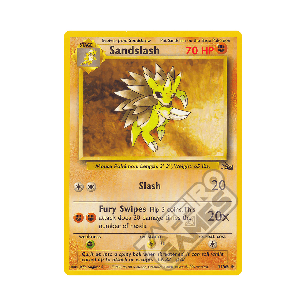 41/62 Sandlash Non comune Unlimited (ITA) - Fossil