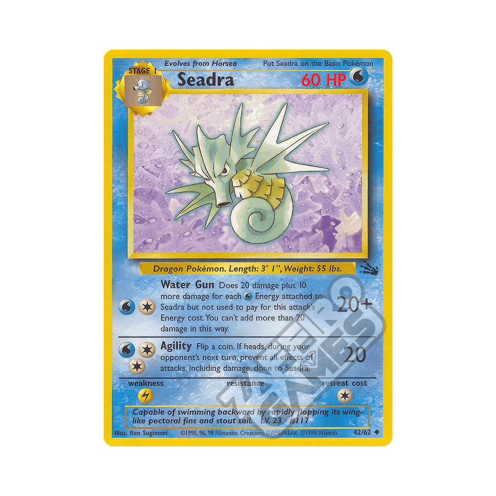 42/62 Seadra Non comune Unlimited (ITA) - Fossil