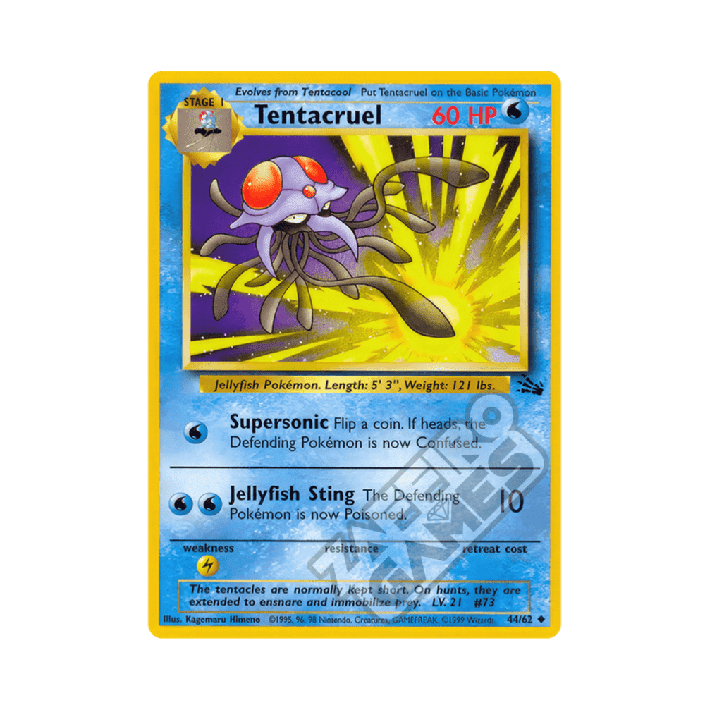 44/62 Tentacruel Non comune Unlimited (ITA) - Fossil