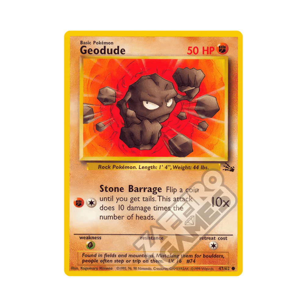 47/62 Geodude Comune Unlimited (ITA) - Fossil