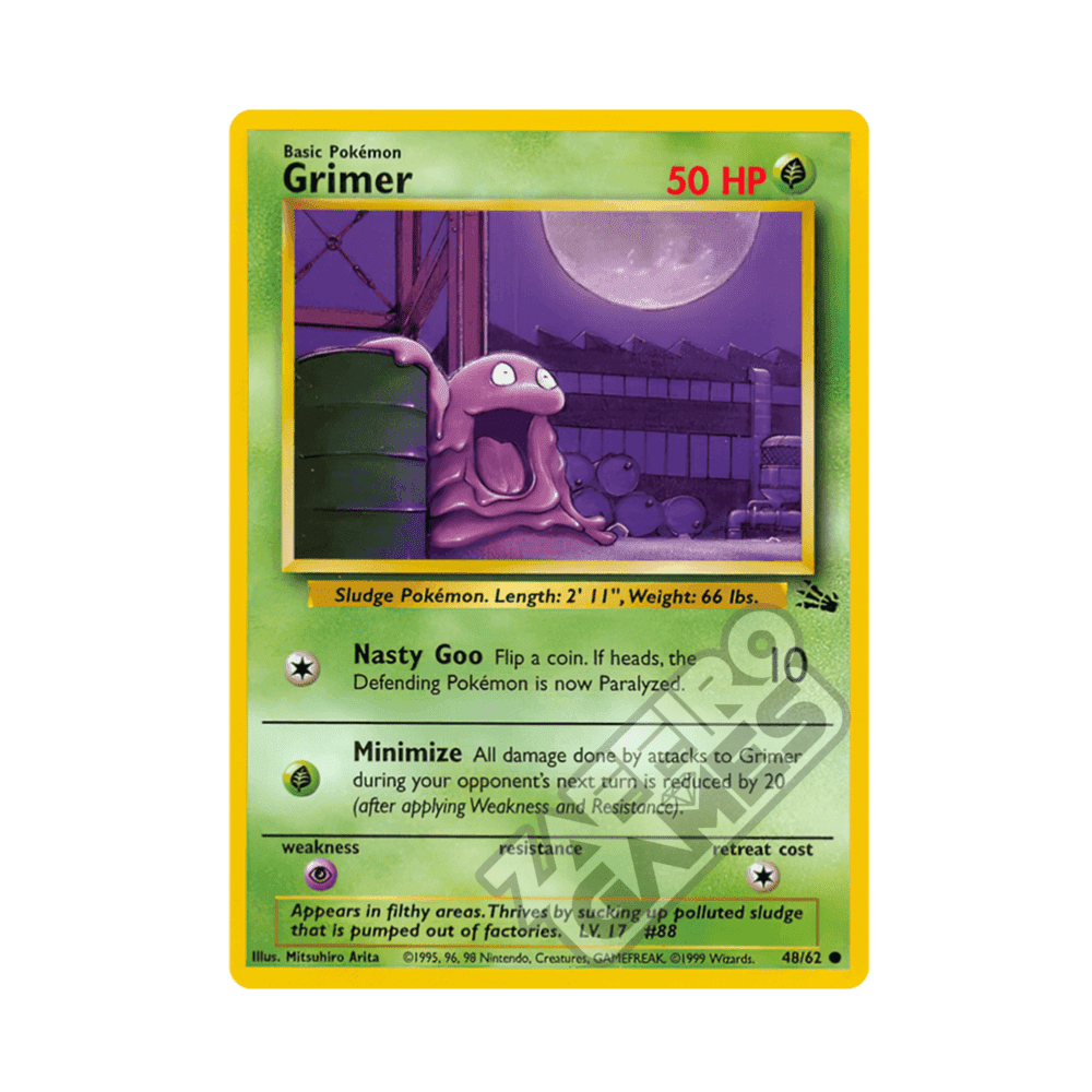 48/62 Grimer Comune Unlimited (ITA) - Fossil